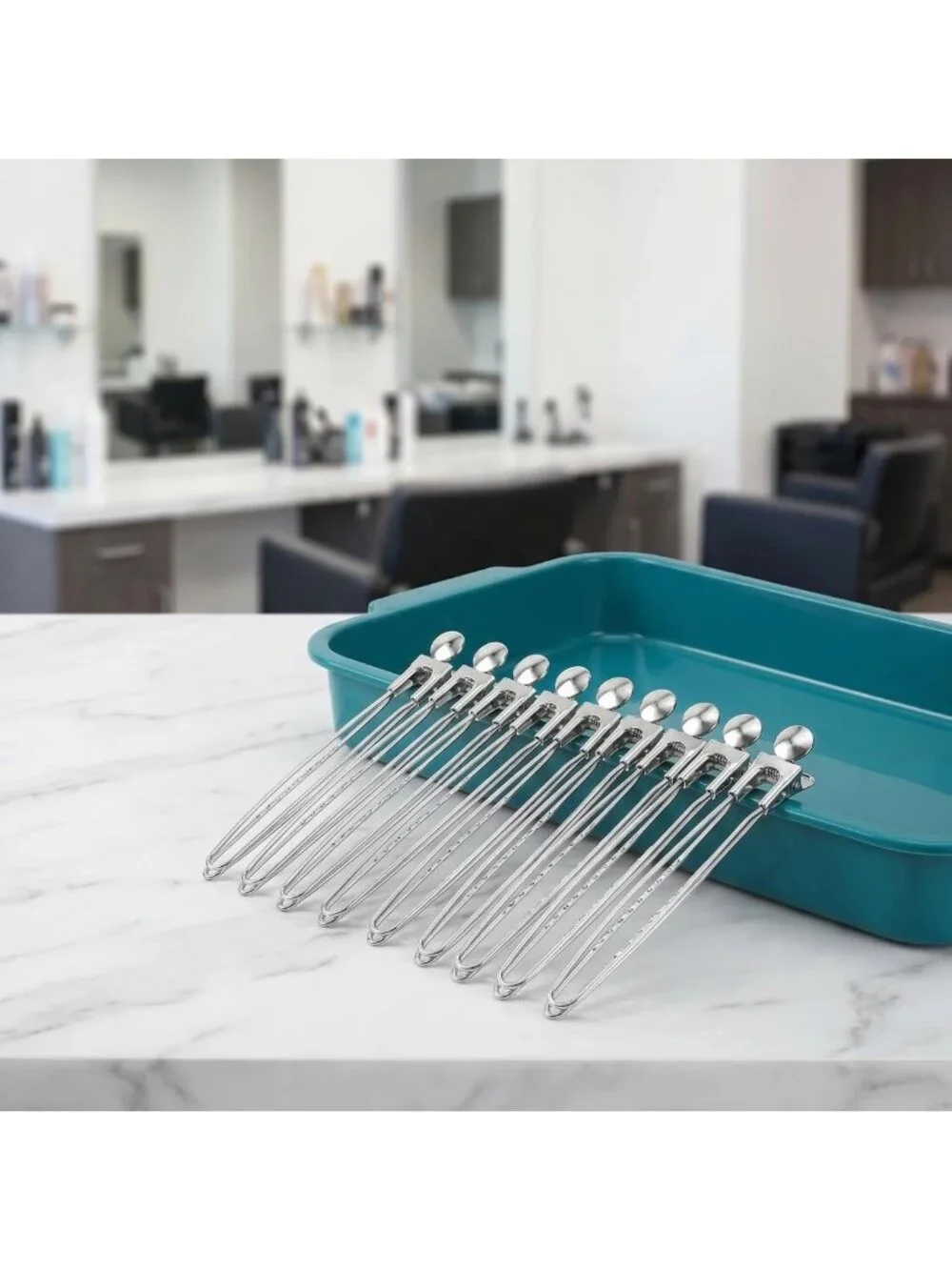 12 Pcs Metal Alligator Hair Clips - Mini Claw Curl Pins for Buns & Styling
